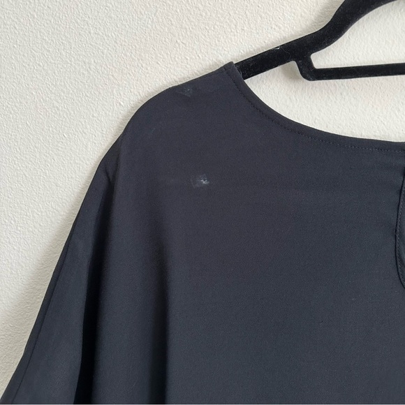 UNIVERSAL STANDARD Isabelle Luxe Sheath Dress Black Large - Picture 11 of 13